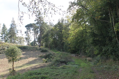 the track to the mausoleum