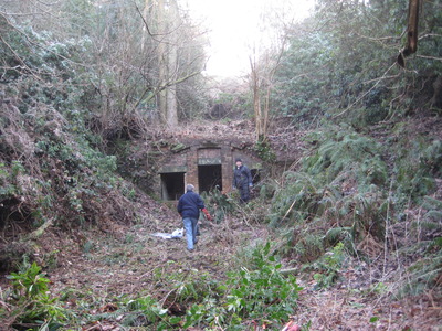 the grotto in January 2013