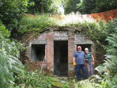 more work on the grotto, 2 September