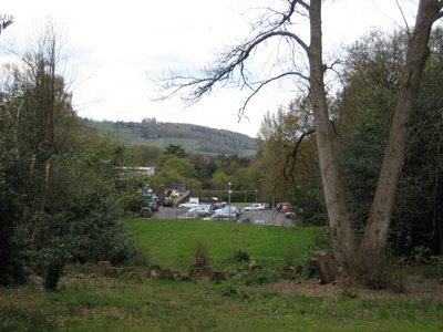 the parterre awaiting work, on 27 April