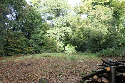 Bronze age barrow after clearance