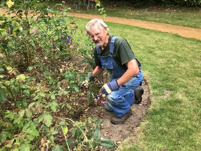 Alan getting down to hard work